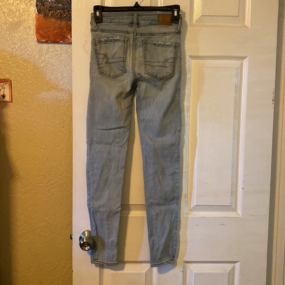 American Eagle next level stretch skinny jeans size 0. J117 - Picture 5 of 8